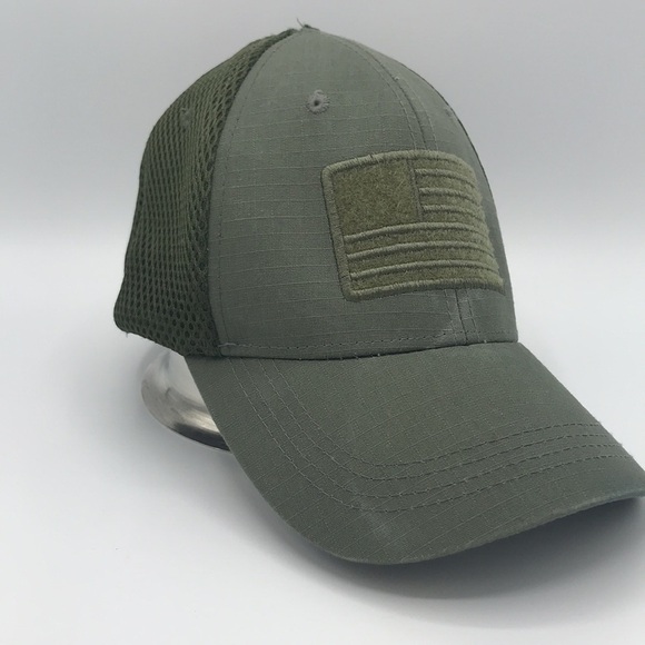 HIGHLAND TACTICAL GREEN MESH BALL CAP ONE SIZE - Picture 1 of 7